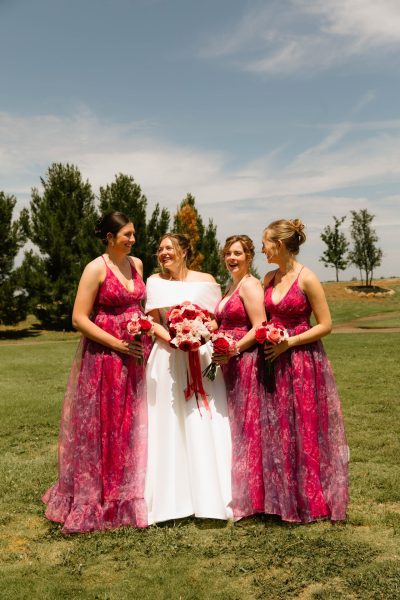 bride-bridesmaids-pink-dresses-plano-tx