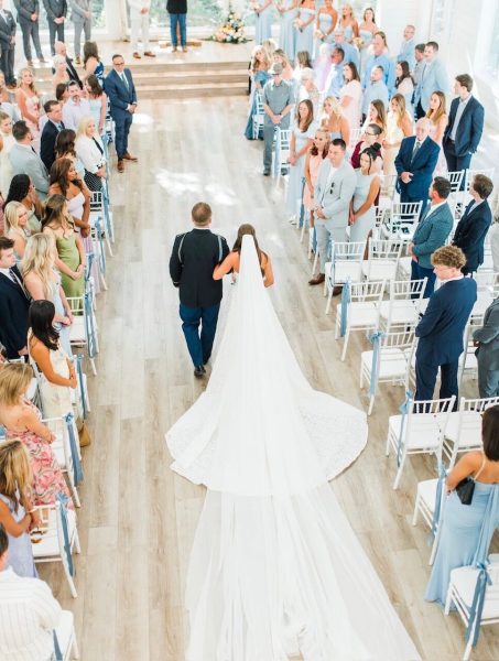 father-daughter-wedding-aisle-military-groom-dallas-tx